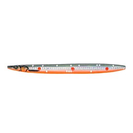 Savage Gear Seatrout Fishing 3D Line Thru Sandeel, Sea Trout Blinker of 15g-23g, Mefo Blinker, Coastal Blinker, Sand Eel Bait (LS Red Black, 23g)
