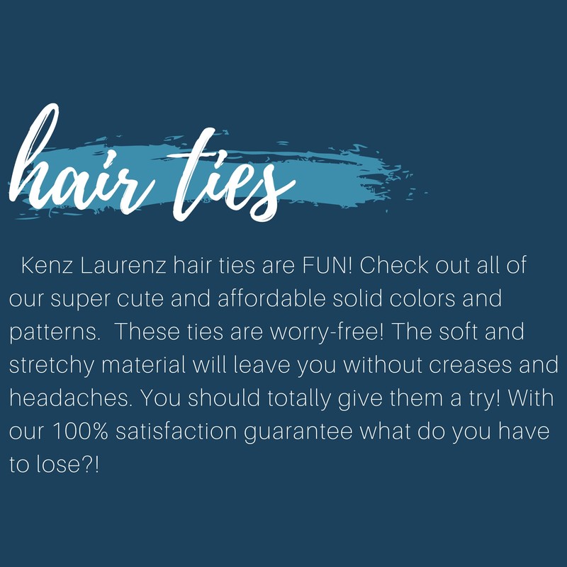 Kenz Laurenz Hair Ties 20 Elastics Ponytail Holder Set No