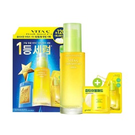 Goodal Green Tangerine Vita C Blemish Care Serum 70ml+50ml Large Capacity Special / 구달 청귤 비타C 잡티 케어 세럼 70ml+50ml 대용량 기획