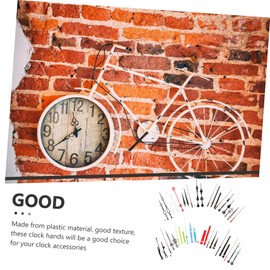 Operitacx 15 Sets Clock Hands Replacement Kit for Wall Clocks Easy to Install for Crafting and Home Decor