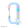Sanrio 099554 Custom Carabiner (Maipachirun), Chromi, ABS Resin, Steel