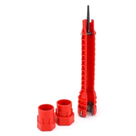 QWORK® Plumbing Tools Sink Wrench, Multi Purpose Plumbing Wrench, Pipe Spanner for Toilet Bowl, Sink, Bathroom, Kitchen Plumbing