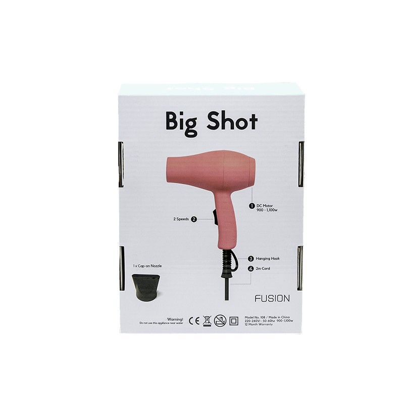 Fusion Big Shot Travel Coral Dryer 1100 watts