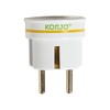 Korjo International 3-Pack Adapter Set, for Europe, UK, USA, Multi-Pack,