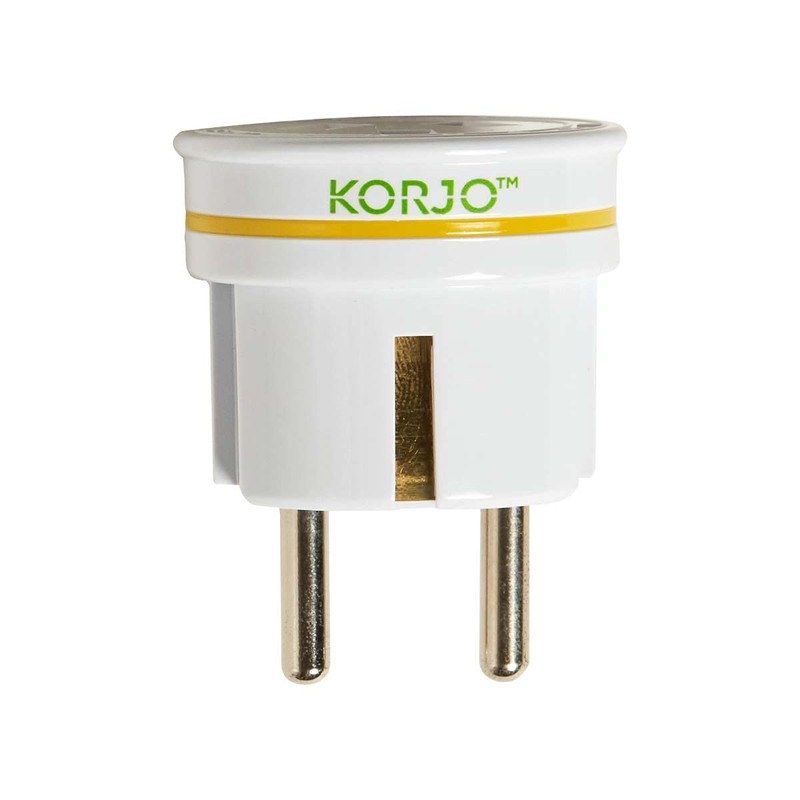 Korjo International 3-Pack Adapter Set, for Europe, UK, USA, Multi-Pack,