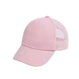 Kinder Baseball Cap Baseballmütze Verstellbar Babymütze Schirmmütze Schiebermütze Baumwolle Baseball Kappen Sport Cap Sonnenhut Sommerhut für Jungen Mädchen (DE/NL/SE/PL, Numerisch, 51, 53, Rosa)