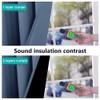 NICETOWN 100% Blackout Curtains with Black Liners, Thermal Insulated Full