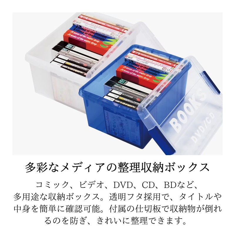 Iseto Book & Media Case, Mini Blue