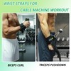J Bryant Non-Slip Weight Lifting Straps with Double D Rings