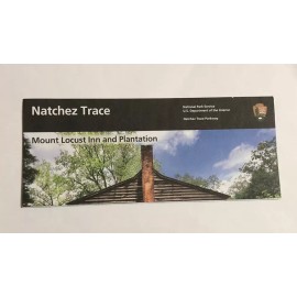 Natchez Trace Parkway Mount Locust Inn National Park Unigrid Brochure Map