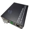 iszo 2.5G SFP Port Transceiver Media Converter,20km SM,RJ45 100M/1000M/2.5G Adaptive,Full/Half