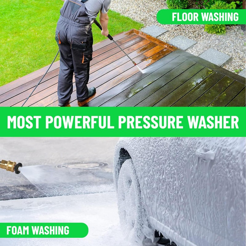 5 Pack Pressure Washer Nozzle Tips, Universal Pressure Washer Tips,