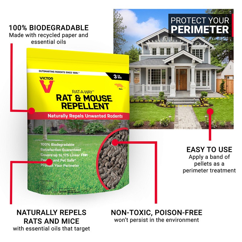Victor M807 Rat-A-Way Rat Repellent