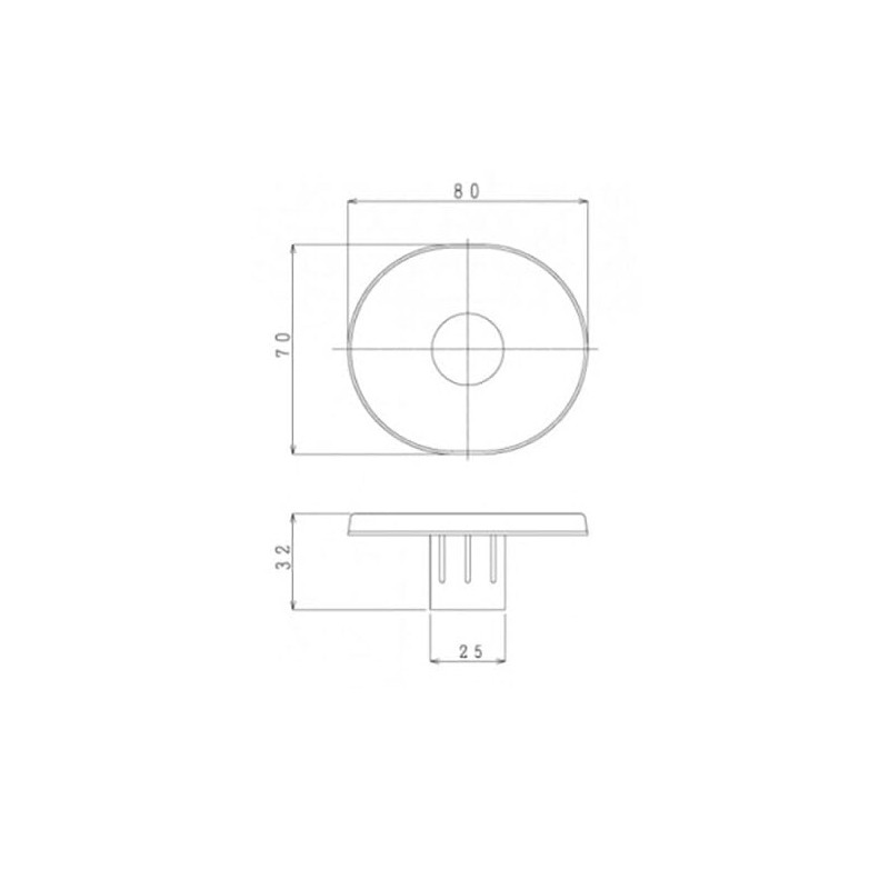 House Tech Soap Holder Off-White [Model Number: MSBN-PT0816]