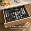 Expandable Silverware Drawer Organizer Tray, BPA-Free PP