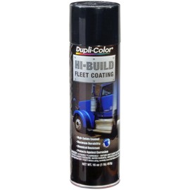 Dupli-Color (EHB101007-6 PK) Gloss Black Hi-Build Fleet Coating - 16 oz. Aerosol, (Case of 6)