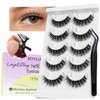 BEYELIAN Self Adhesive Eyelashes No Glue Needed Pre Glued Reusable