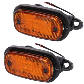 AB Tools Amber/Orange LED Side Marker Light Trailer Caravan Van 12V or 24V PAIR TR118