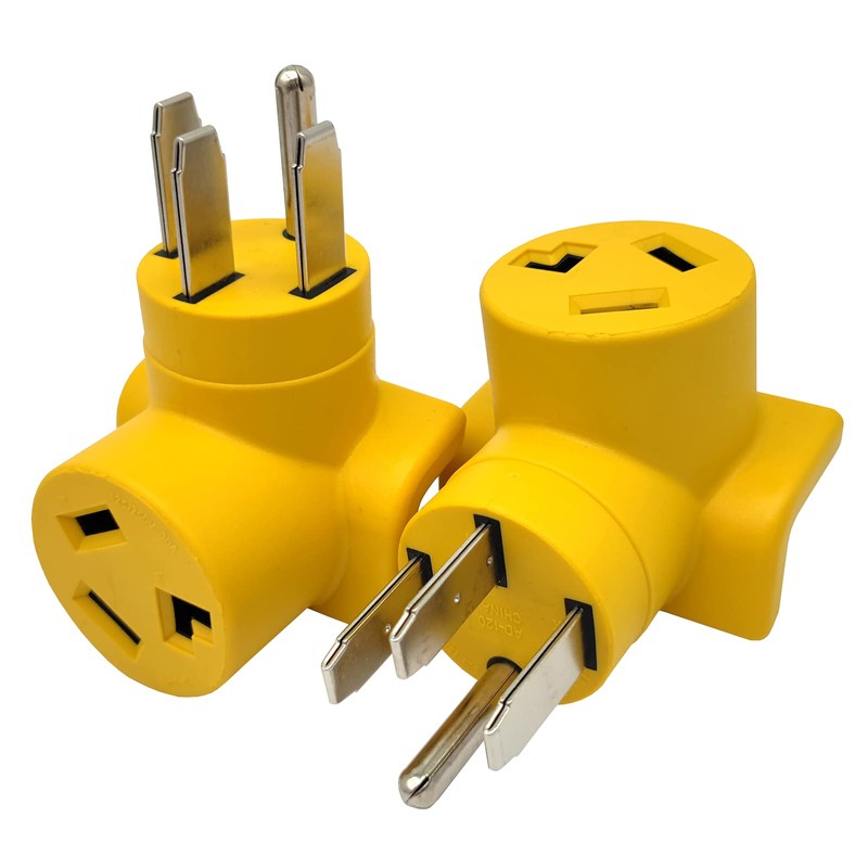 Parkworld 62855 NEMA 14-50P to 10-30R One Piece Compact Adapter
