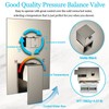 Rain Shower System 12 Inches Shower Head with Handheld Combo