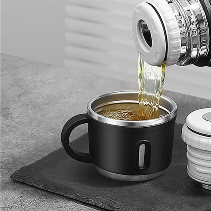 Vacuum Water Bottle 1200ml Stainless Steel Portable Insulated Water Cup