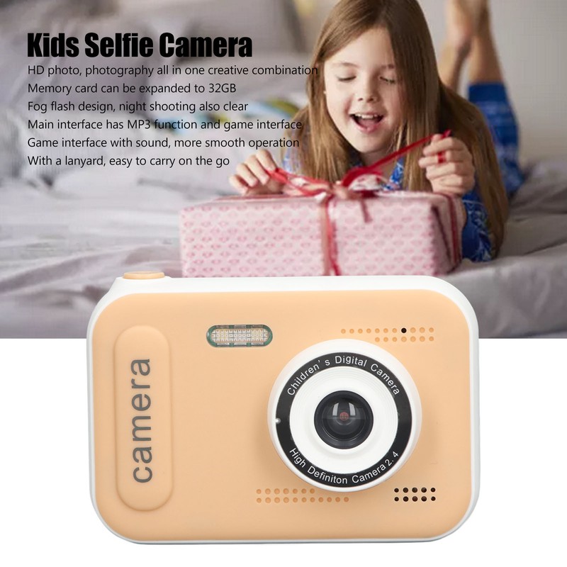 Kids Selfie Camera 20MP 2.4in Screen High Definition USB Charging