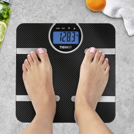 CONAIR TH339F Thinner by Conair Scale for Body Weight, Digital Bathroom Scale...