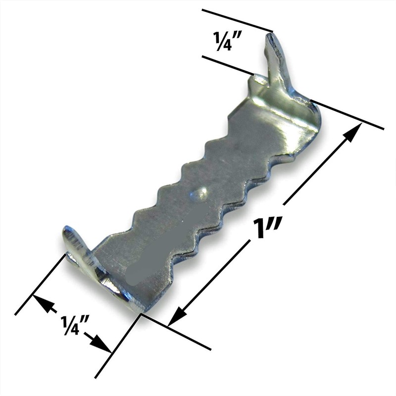 10 Pack 1 inch Pro Quality Zinc Plated Steel Nailess