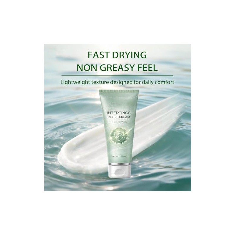 2Pcs Intertrigo Cream, Skin Fold Care Relief Cream for Moisture