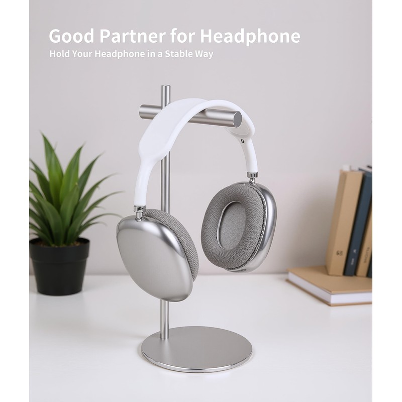 LinNature Aluminum Alloy Headphone Stand for Desk with Non-Slip Base