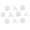 Pierced Owl Set of 10 Clear Acrylic 4mm Dermal Anchor