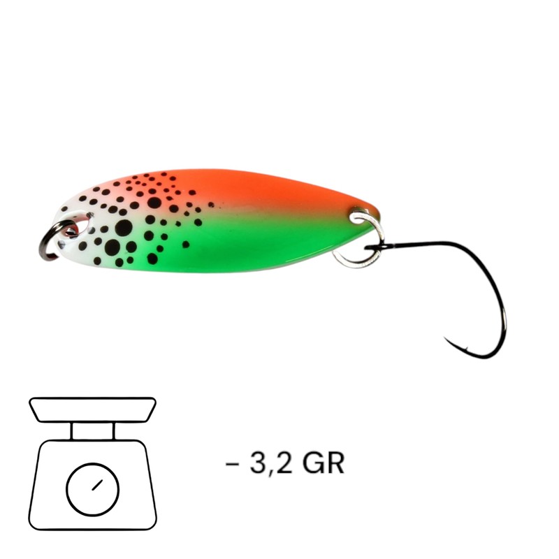 SEABUZZ Mini Barsch & Forellen Spoon Rio 3,2g 32mm Forellenköder
