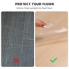 Clear Floor Mat for Home, 5'×8' Large Non-Slip Plastic Rug