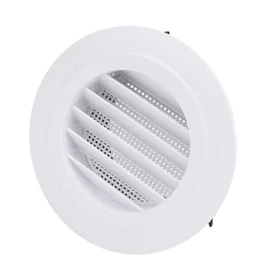 100mm Round Vent Cover, ABS Plastic Louver Grille Cover for Bathroom Office, Easy to Clean Vent Cover with Windproof Seal for Proper Ventilation