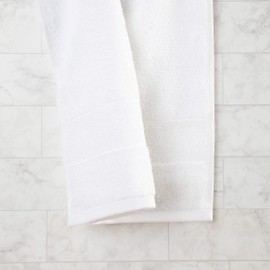 Aston & Arden Aegean Terry Hand Towels - (Set of 4) Ringspun Turkish Cotton Thick and Soft Absorbent Luxury Hotel and Spa Bathroom Towel, 600 GSM, 18 x 32 in, Dark Grey