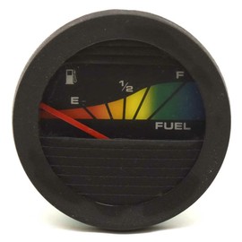 Teleflex Boat Fuel Gauge 53535 | 2 1/8 Inch Black Rainbow
