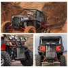 Dawnjaccee UTV/ATV Trash Bag, PVC Mesh Storage Sack Compatible with