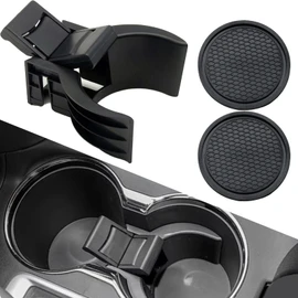 Newace Cup Holder Insert Divider- Compatible with Highlander 2014-2019, Center Console Upgrade Replaces OEM Part #55618-0E200-C0 Include Car Cup Coaster