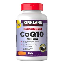 Complejo Coq10 Alta Absorcion Coenzima 300mg 100 Sge Co Q-10 Sin Sabor