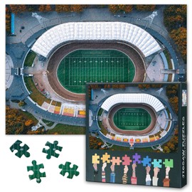 Football Stadium Jigsaw Puzzles 1000 Pieces for Adults Challenging Sports Field Puzzles for Adults Home Wall Decor Funny Stadium Puzzle for Family Friends Gifts 27.5"X19.7"