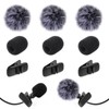 Mic Covers for Microphones, Mini Wireless Furry Windscreen & Foam