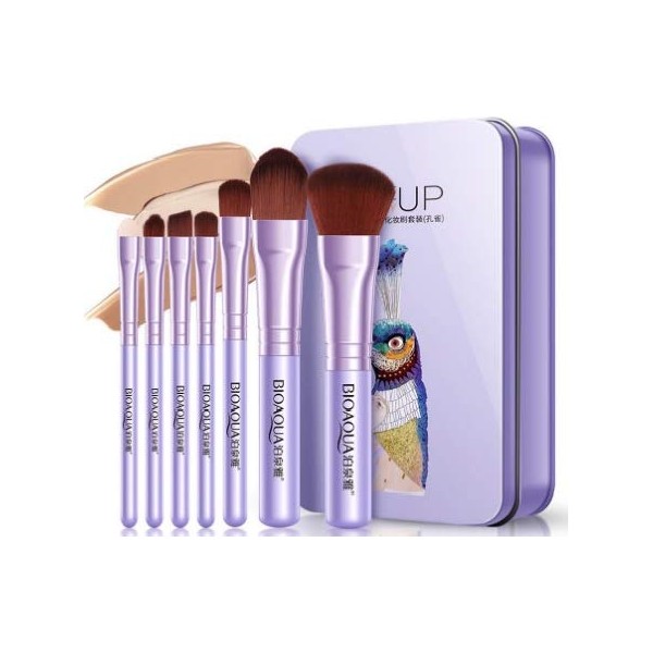 BIOAQUA - Pinceles de maquillaje para base de labios, cejas,