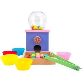 Adena Montessori Candy Machine Bead Game,Montessori Wooden Color Sorting Matching Toys Counting Toys,Preschool Educational Learning Toy, Fine Motor Math Skills Boys and Girls for 3 4 5 Years Old Gift