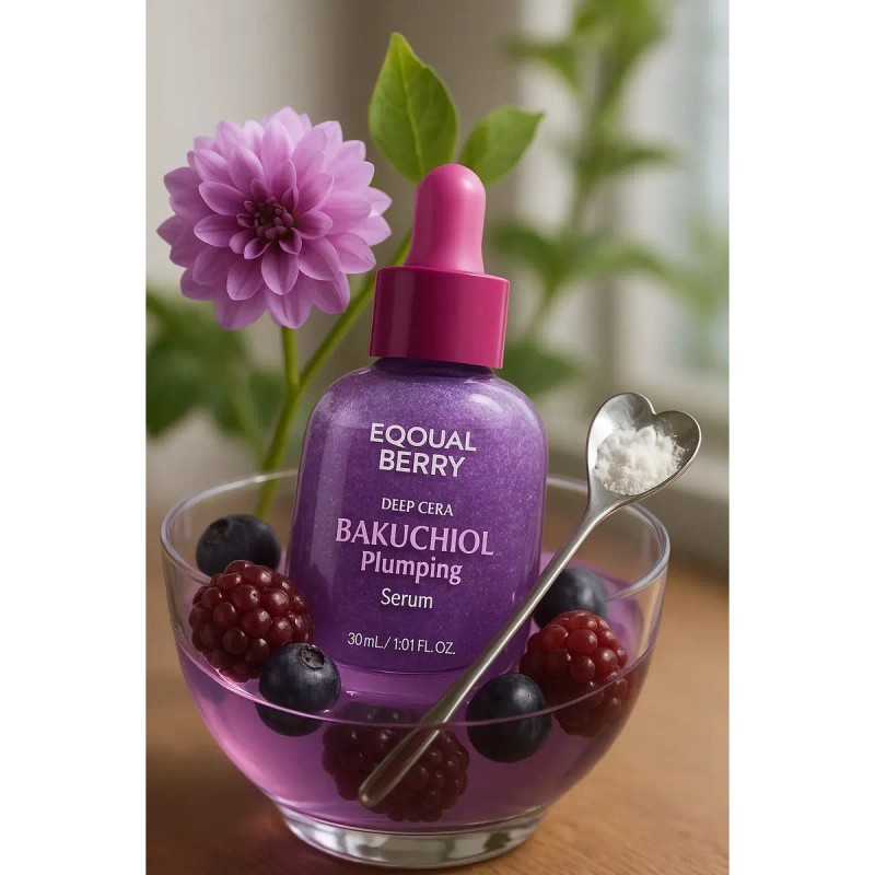 Eqqualberry Bakuchiol Plumping Serum Suero Facial Reafirmant