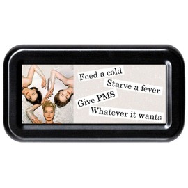 Feed a Cold, Starve a Fever, Give PMS Whatever It Wants Sarcasm Funny Retro Tampon Case