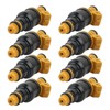 8 PCS Fuel Injector Compatible with Mustang,Ford,Lincoln,Mercury,Vehicles,4.6L,5.0L,5.4L,5.8L,E150,E250,E350,F150,F250,F350 0280150943,0280150939,0280150909