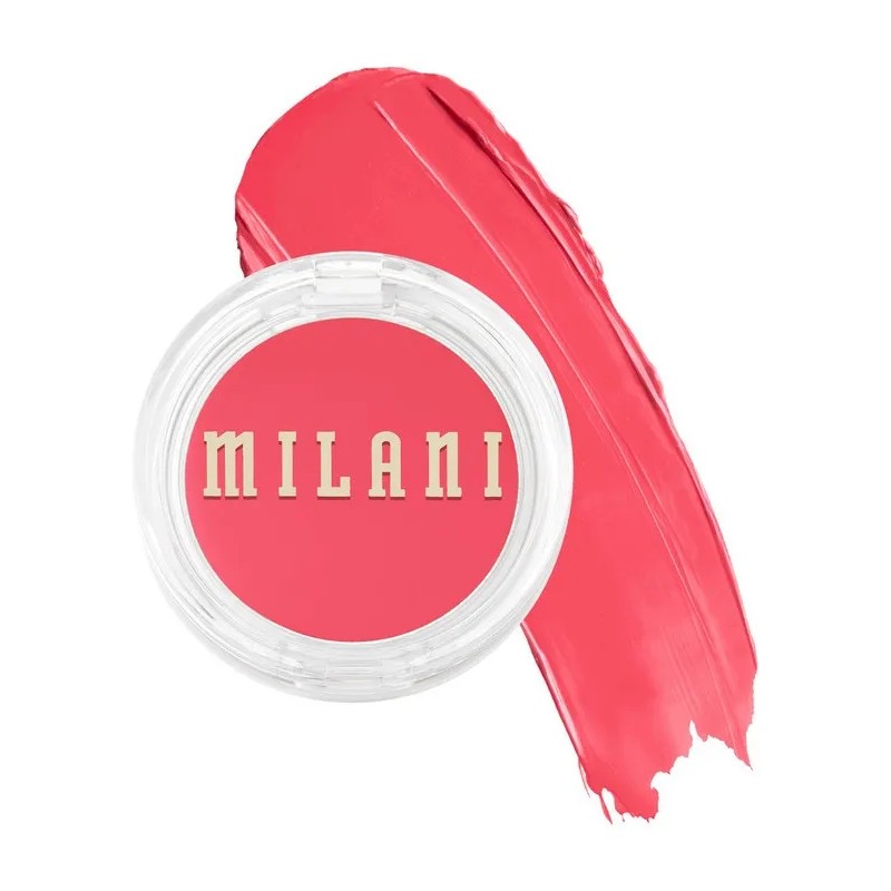 Rubor en Crema Milani Cheek Kiss Coral Crush con Vitaminas