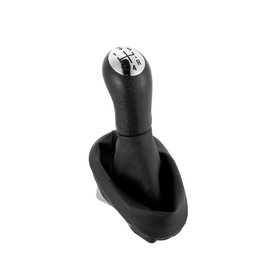 VENAKON Pomo Perilla Palanca de velocidades Compatible con Sandero 1.6 2.0 2010-2020 Stepway 1.6 2010-2024 Aprio 1.6 2008-2010 Con Funda de piel