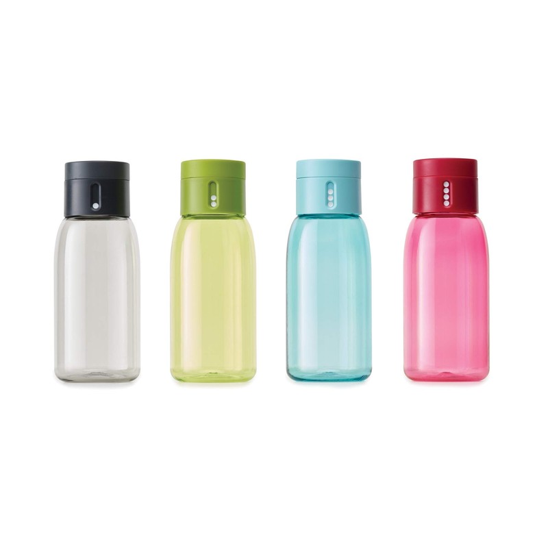 Joseph Joseph Dot - Trinkflasche mit Kontrollfunktion, 400 ml -