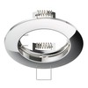 ledscom.de Recessed Ceiling mounting Frame CIRC, Round, Shiny Chrome, spotlights,